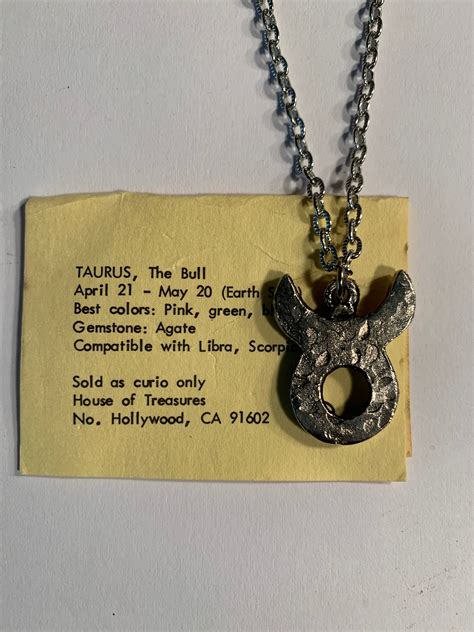 Harnessing the Power of the Taurus Zodiac: The Taurus Talisman Necklace